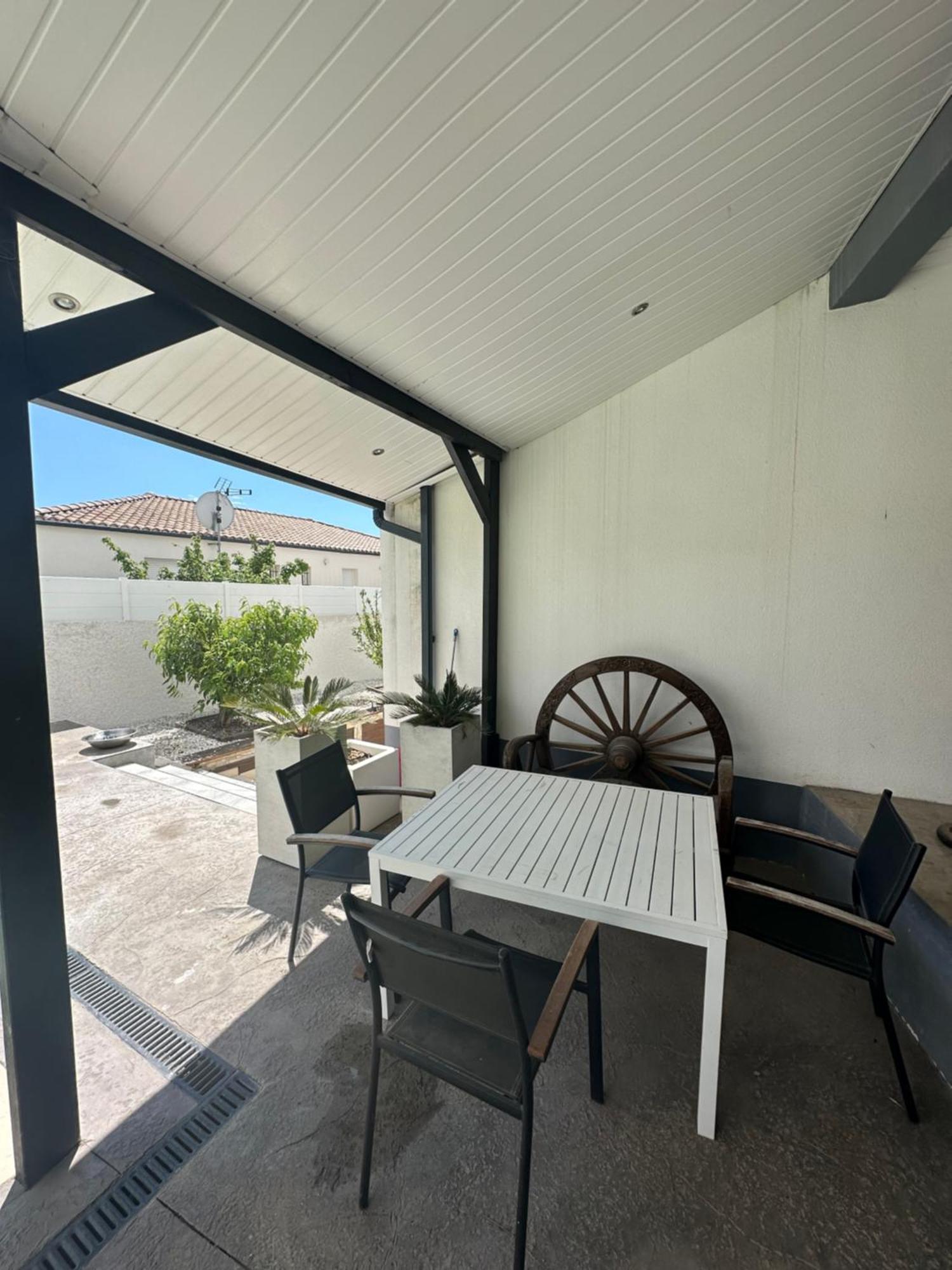 Superbe Appartement Avec Piscine Et Spa Privatif Villeneuve-lès-Béziers エクステリア 写真